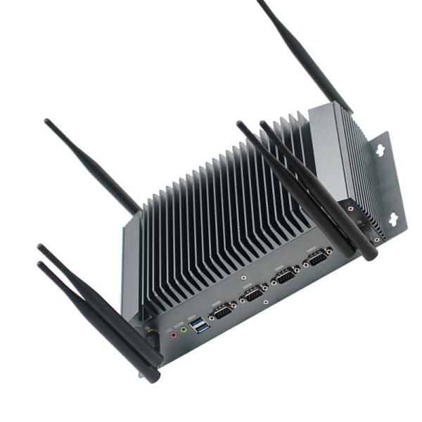 Cheap 4COM 3LAN Fanless Embedded Mini Computer With Intel 11 Gen Tiger Lake 6305 CPU for sale