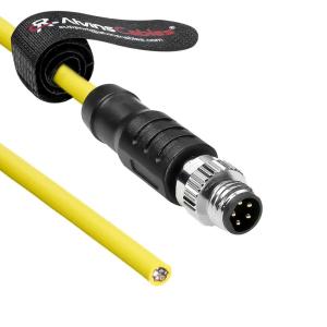 China Alvin's Cables M8 5-Pin B-Code Male to Flying Lead I/O Cable for Cognex in-Sight Micro 2000, Trigger Strobe Cable for Vision System Industrial Automation, High Flex,1m/3.3ft on sale