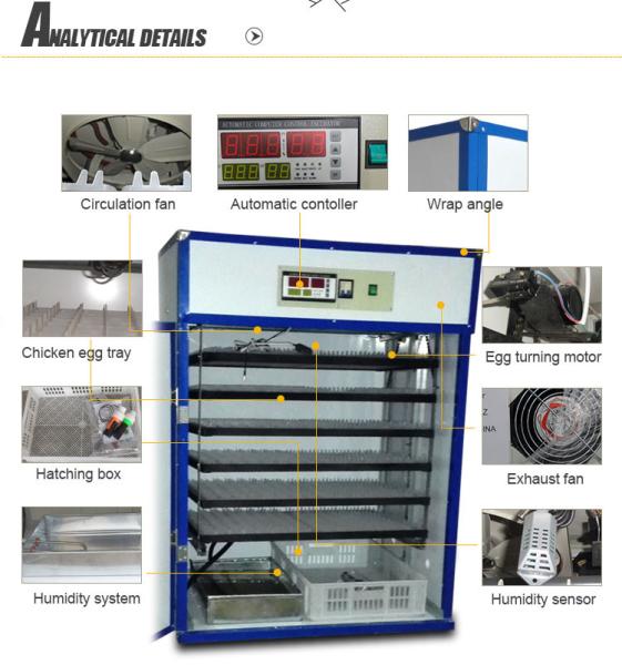 Cheap Fully Automatic Chicks Incubator Machine 3000 Egg Incubator for sale