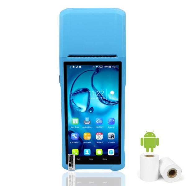 Cheap Android Handheld POS Terminal Machine Smart Cashier With Printer for sale