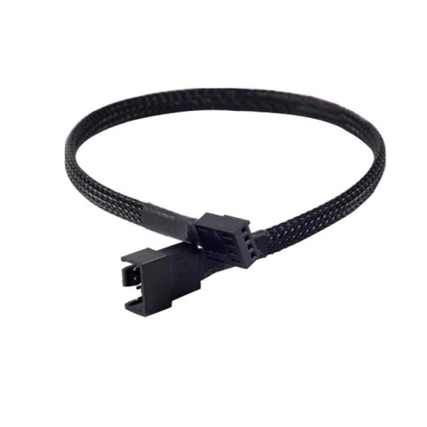 Cheap 4-Pin PWM to Dual PWM Sleeved Computer Case Fan Power Adapter Cable for sale