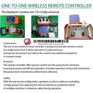 China IP65 Putzmeister Concrete Pump Truck Remote Control Wired on sale