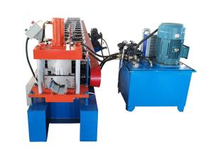 Best 300mm Feeding Width Metal Door Frame Roll Forming Machine Customized Size wholesale