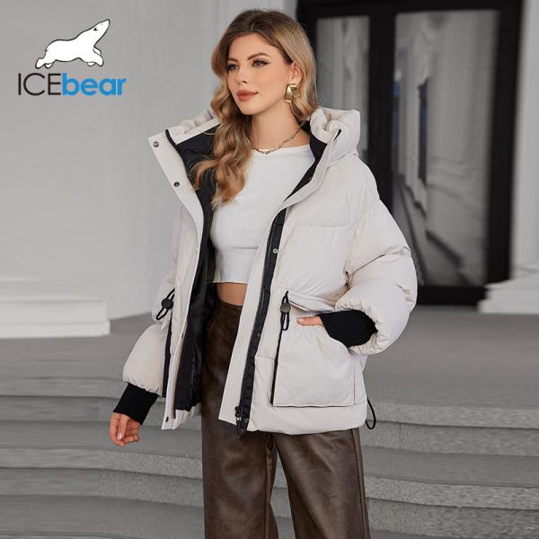 Cheap Short Length Thickened Down / Cotton Jacket Trendy Loose Style With Down Filling for sale