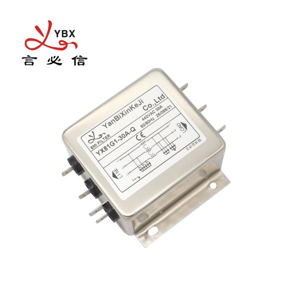 Cheap 10A 20A Three Phase Filter Inverter Passive EMI/RFI Filter For Three Phase Motor Drives for sale