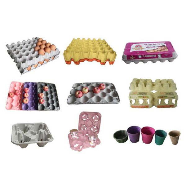 Energy Saving Fully Automatic Pulp Molding Machine , Egg Tray Manufacturing Machine