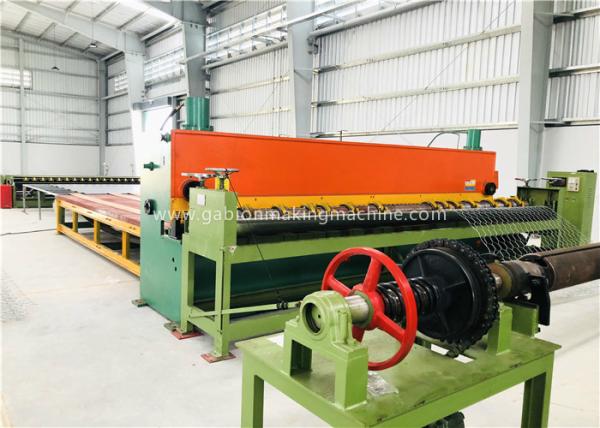 Cheap Hexagonal Wire Mesh Machine 4300mm Working Width With Touch Screen PLC Control for sale