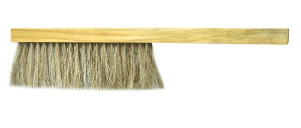 Cheap Long Handle Horsehair Bee Brush Two Double Rows in Yellow Color for Beekeeping for sale