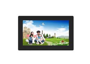 China 9 Inch ABS Frame Digital Picture Wood Photo Frames with Free Cloud Sharing App on sale