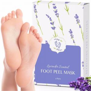 China Foot Peel Mask Lavender Peeling Booties Natural Foot Care Exfoliating Repairs Cracked Heels, Calluses on sale