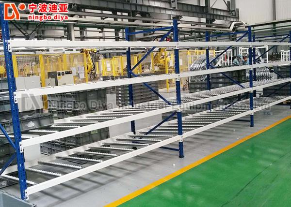 Cheap Rolling Fluent Stacking Rack System Shelf Storage Warehouse Rack For Display for sale