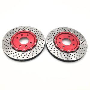 Best HT250 Drilled Brake Rotor J hook Disc Brake Rotor 355*32mm wholesale