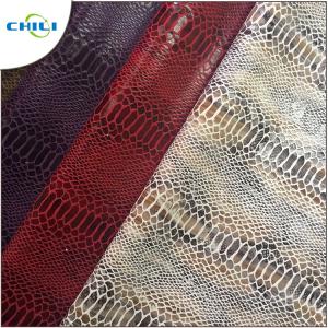 Best OEM ODM Printed Faux Leather Fabric Bulk Moisture Impervious wholesale