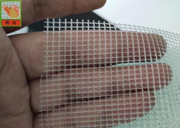 Cheap Transparent Extruded Plastic Netting / PP Filter Netting For RO 2MM * 2MM Square Hole Size for sale