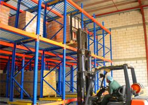 Best First In First Out Racking System , Gravity Flow Rack In Warehouse Optional Dimension wholesale