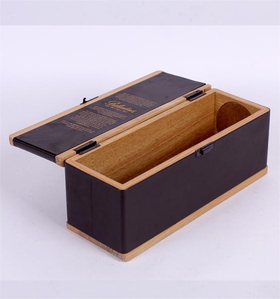 Cheap Promotion Wooden Wine Box ISO9001 2008 Certification , Empty Wine Boxes for sale