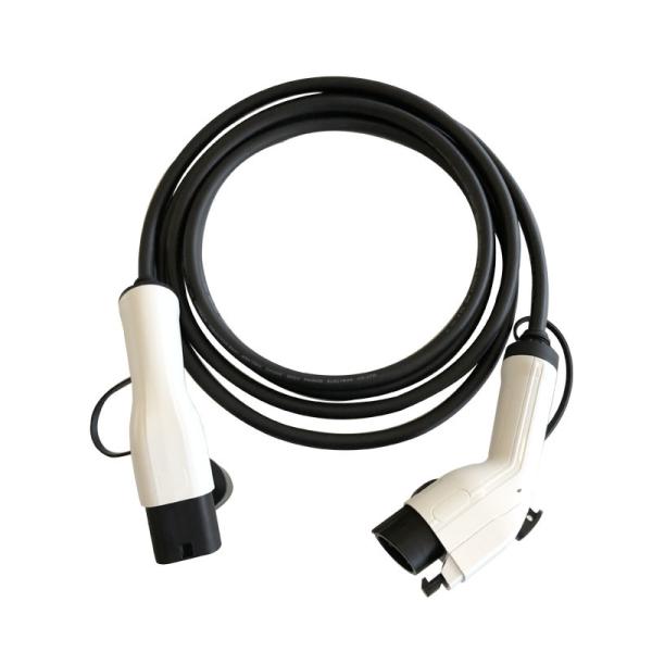 Cheap EV Charger Adaptor 5M 1 Phase Type 1 To Type 2 EV Cable 32A 3kg for sale