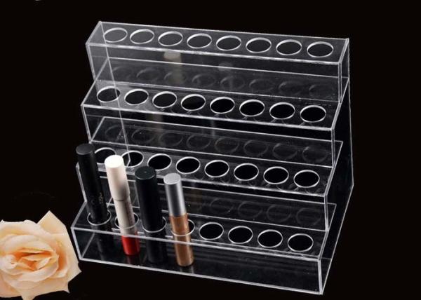 Cheap 4 Floor Acrylic Display Stands Holder Plexiglass Lip Gloss Display Environment - Friendly for sale