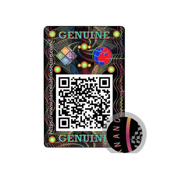 Cheap Glossy QR Code Label Multiple Custom Product Label Stickers ODM for sale