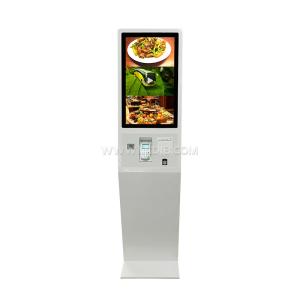 Best Tickets Queue Printing Touch Screen Kiosk With QR Code Scanner NFC Finger Prints wholesale