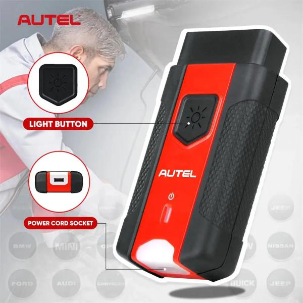 Cheap Autel MaxiVCI V200 Bluetooth Connector, Vehicle Communication Interface, Support CAN FD, Compatible with Autel KM100 for sale