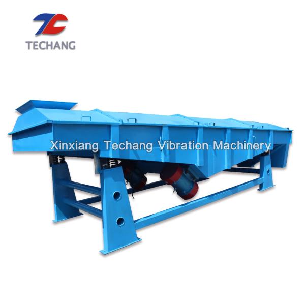 Cheap Cement Linear Vibrating Screen Low Noise With Large Processing Capacity for sale