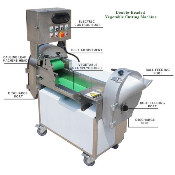 Adjustable Fruit Dicing Machine Onion Ginger Tomato Vegetable Cutting Machines