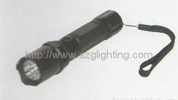 Cheap GS-102 3W high power light torch with rechargeable battery /flashlight for sale