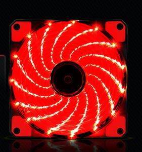 Best SoonCool 120*120*25mm 12v computer case fan with 15 LED light wholesale