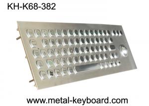 Best Panel Mount Metal Industrial PC Keyboard with Waterproof Trackball wholesale