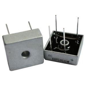 Cheap Pinout High Current Bridge Rectifier KBPC3510W Single Phase With Metal Case for sale