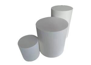 White DPF Substrate Cordierite Wall Flow Filter With High Filtration Efficiency