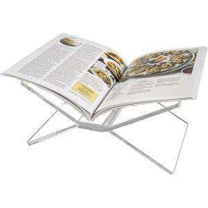 China Folded Open acrylic book stand display Stand Holder Shelf Acrylic CookBook Display Stand on sale