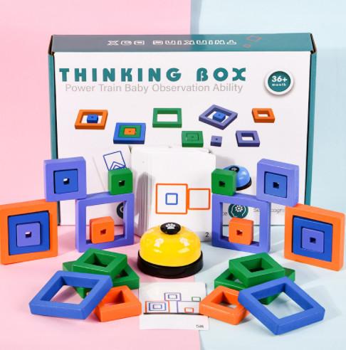 Cheap Children Early Education Wooden Puzzle Table Logical Thinking Training for sale