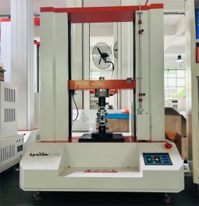 Universal Testing Machine For Rubber Pad Resilience Computer Servo 2KN Capacity Dual Column Overload, Emergency Stop