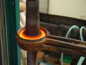 China Tempering Shaft Induction Heat treatment Machine induction hardening of gears on sale