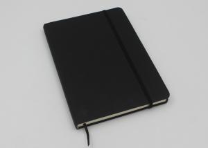China Custom A5 Size Recycled Paper Notebook with Embossed Logo Moleskine Style on sale