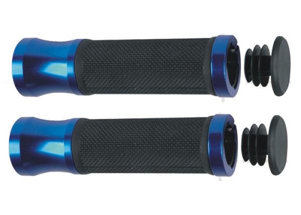 Cheap CNC Cut Bicycle Handlebar Grips Alloy Handle Grips Laser Printing Logo Available for sale