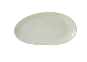 Best Ivory Ceramic Dinner Serveware Set , Oval Platter Stoneware Oven Safe wholesale