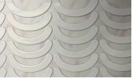 China White PTFE Computer Mouse Feet Backed With Double Sided Adhesive Tape on sale