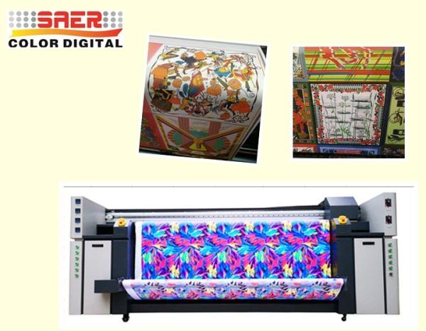 Cheap Automatic Digital Fabric Printing Machine / Double Vision Fabric Plotter for sale