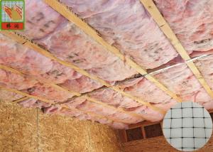 Plastic Netting For Insulation Support , Polypropylene Netting Insulation Mesh