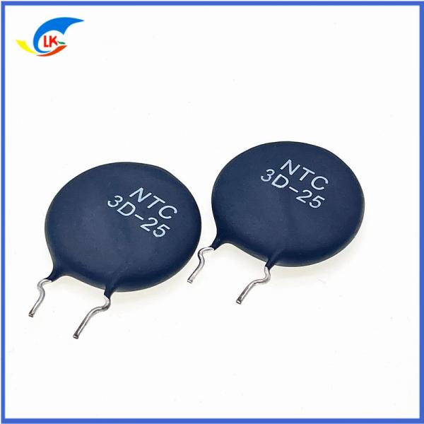Cheap MF72  3D-25 Power NTC Thermistor 3 Ohm 9A 25 Mm Suitable For High Power Supply Surge Current Suppression for sale