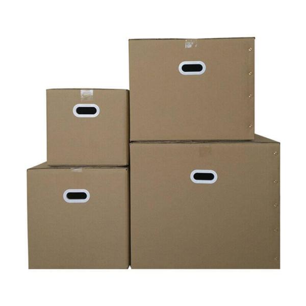 Factory Direct Eco Friendly Free Sample High Rigidity Customizable Size Cardboard Convenient Box for Moving