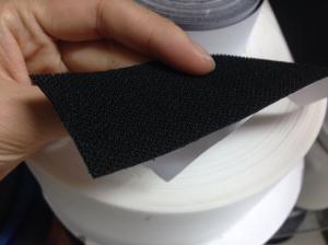 Best Strong Powerful Heavy Duty Hook And Loop Adhesive Tape With Glue , Black / White wholesale