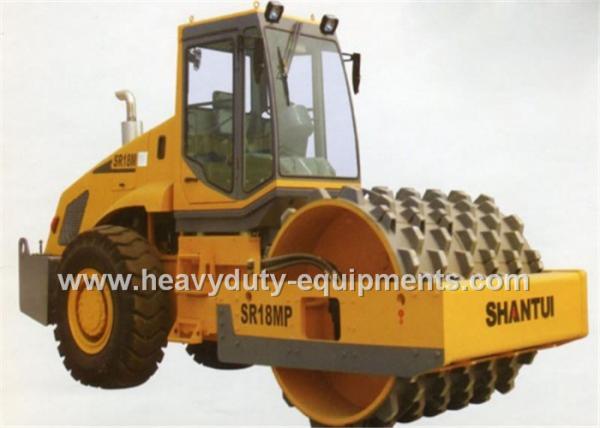 Cheap Shantui SR18M mechanicao single drum road roller, 18ton weight, Yuchai engine for sale