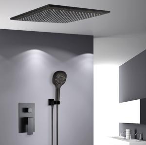 Best Thermostatic All Copper Black Embedded Concealed Basin Tap wholesale