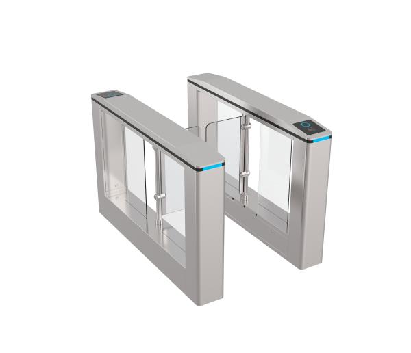 Cheap Smart QR Code Security Access Control Turnstile Gate Swing Turnstile Gate for Self Supermarket and GYM for sale