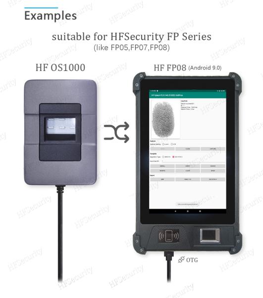 Cheap HFSecurity FAP20 OS1000 Waterproof Optical USB Fingerprint Scanner Easy Integration With New Or Existing Applications for sale