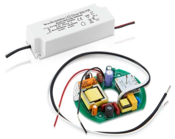 Cheap 24w NO isolation led driver with PIR Intelligent induction control power supply for sale